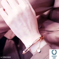 Feminine Chunky Bracelet & Bangles - Alloy, Contemporary, Multipack: 1
